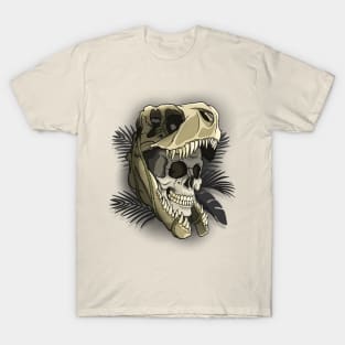 Raptor Warrior Skull T-Shirt